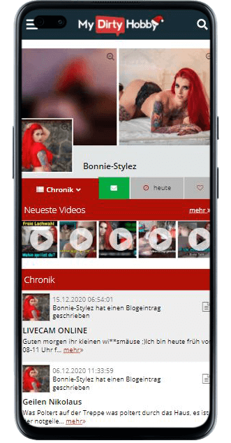 Bonnie Stylez bei MyDirtyHobby